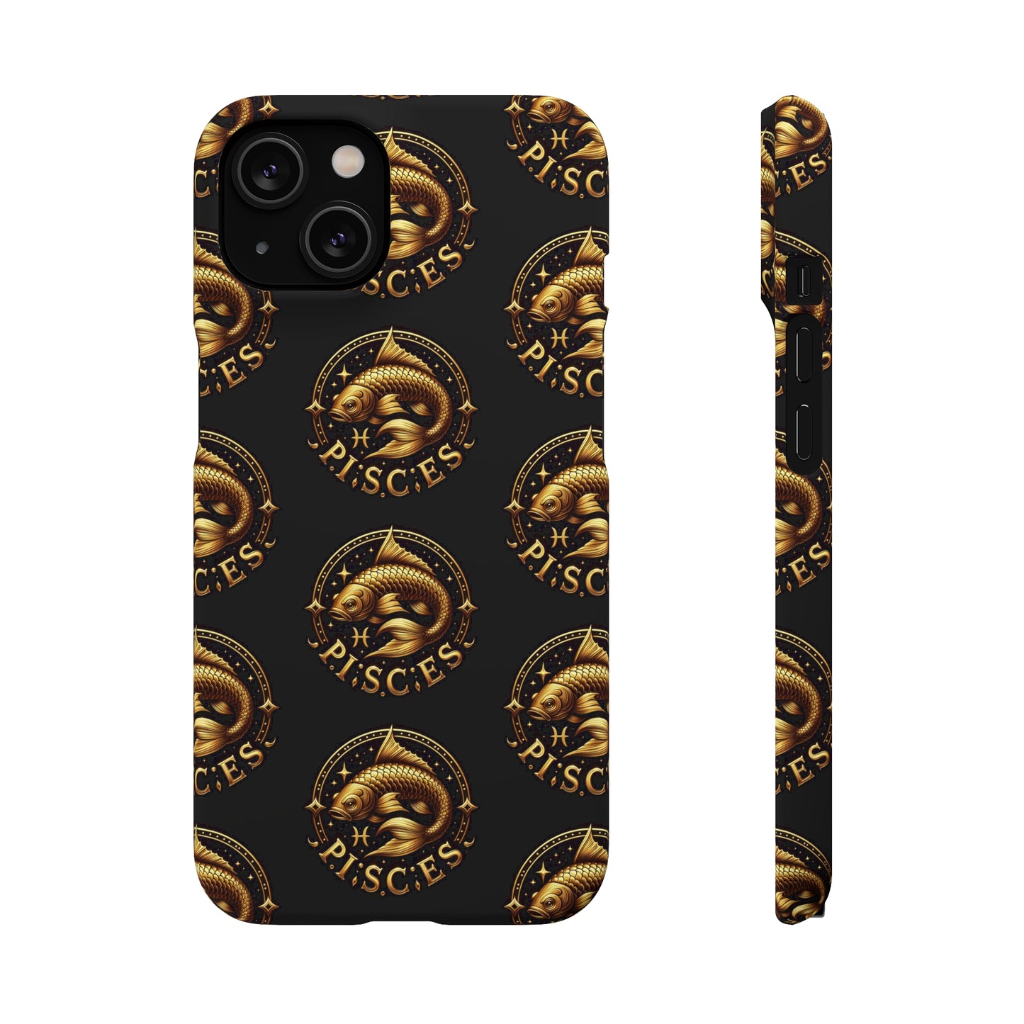 Pisces Patterned Snap Cases