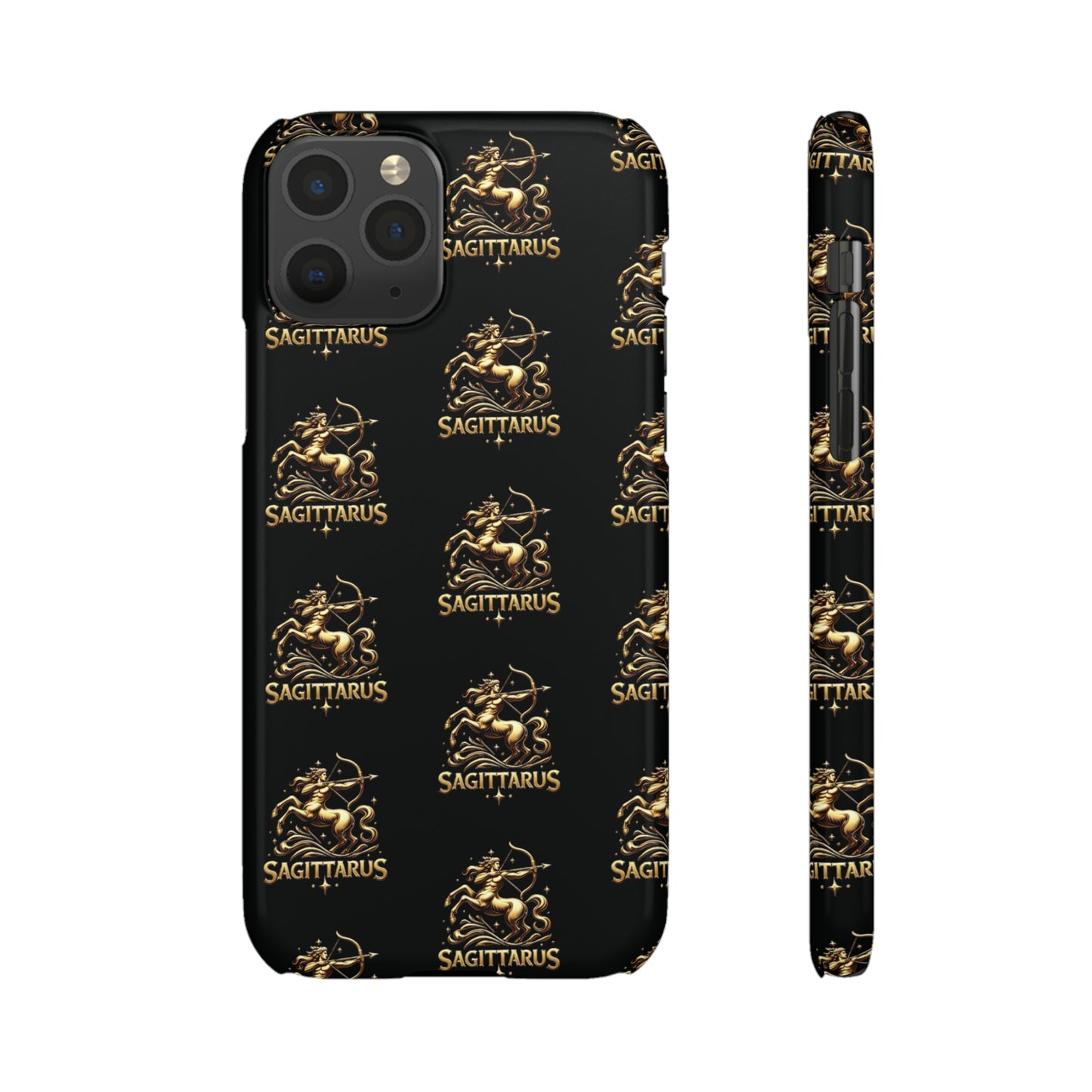 Sagittarius Patterned Snap Cases