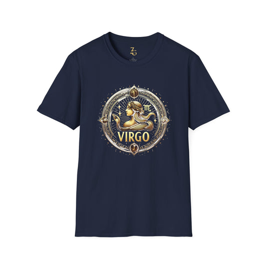 Virgo Softstyle T-Shirt/Gold