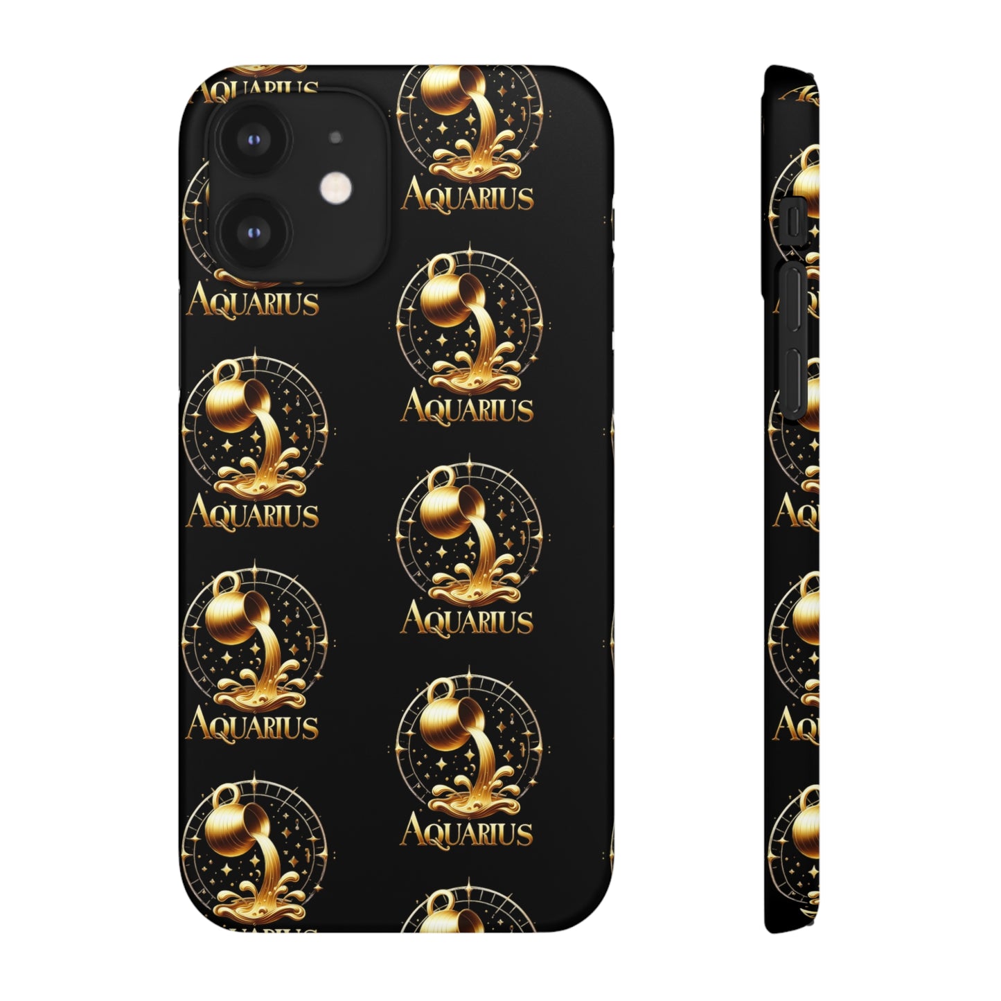 Aquarius Patterned Snap Cases