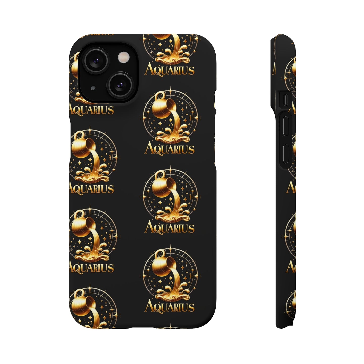 Aquarius Patterned Snap Cases