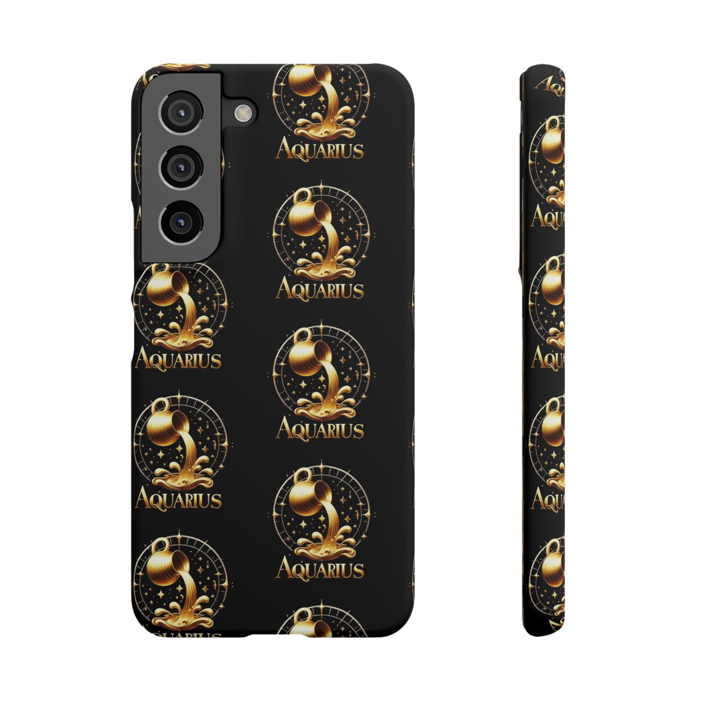 Aquarius Patterned Snap Cases