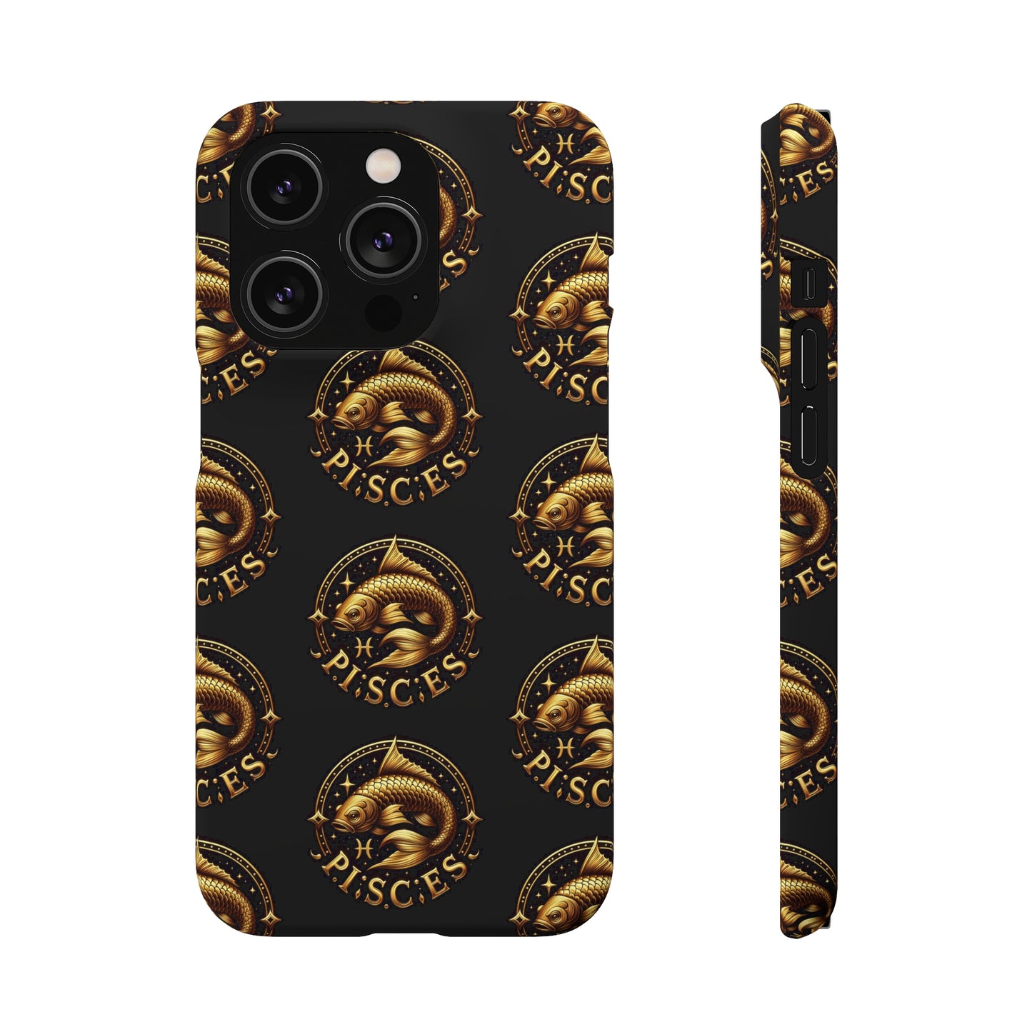 Pisces Patterned Snap Cases