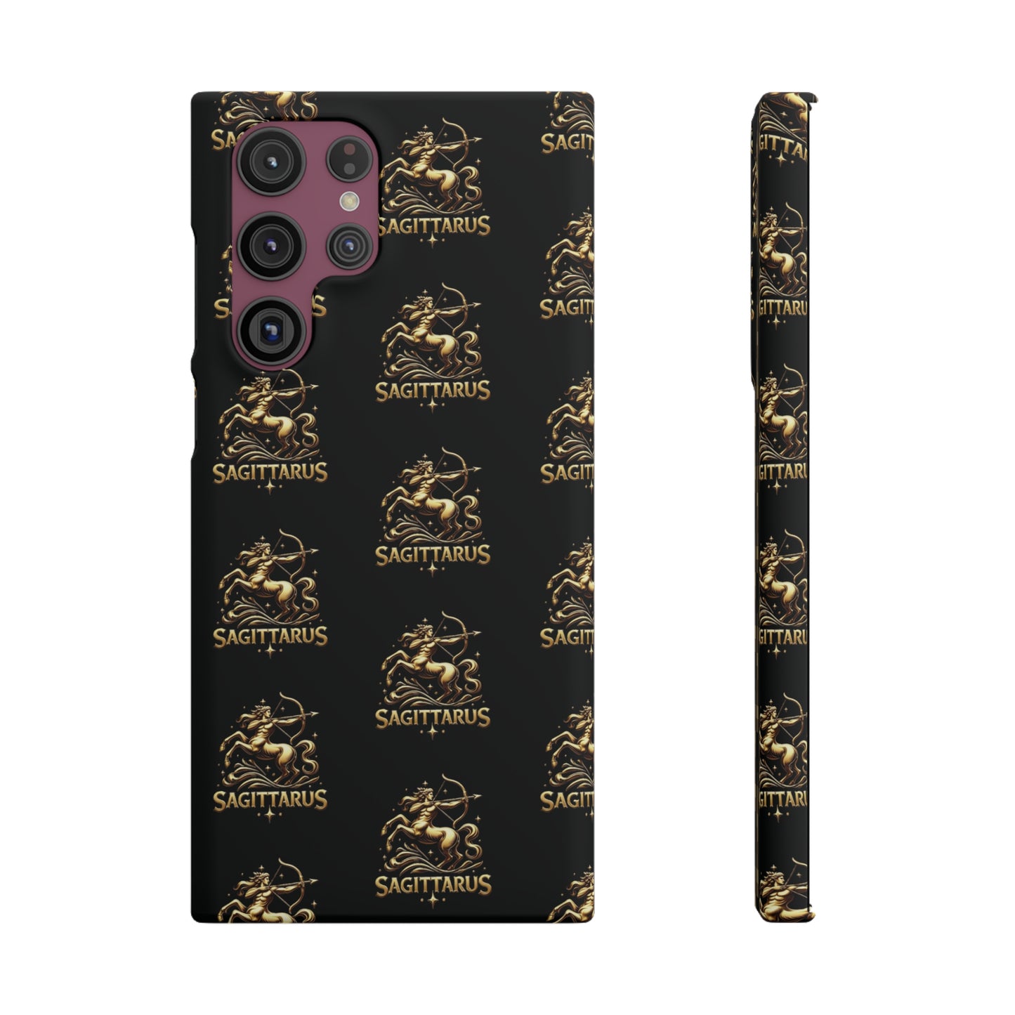 Sagittarius Patterned Snap Cases