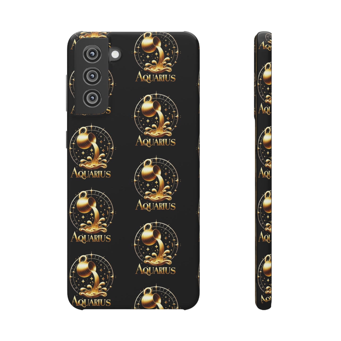 Aquarius Patterned Snap Cases