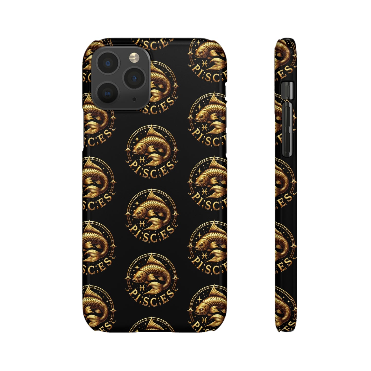 Pisces Patterned Snap Cases