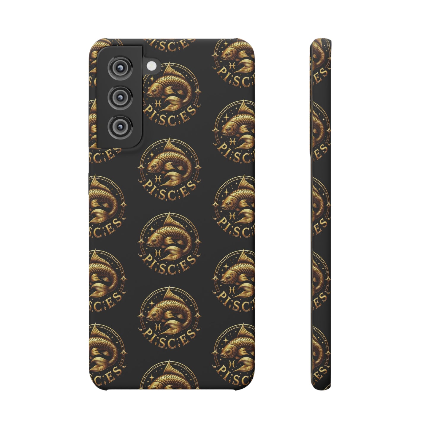 Pisces Patterned Snap Cases