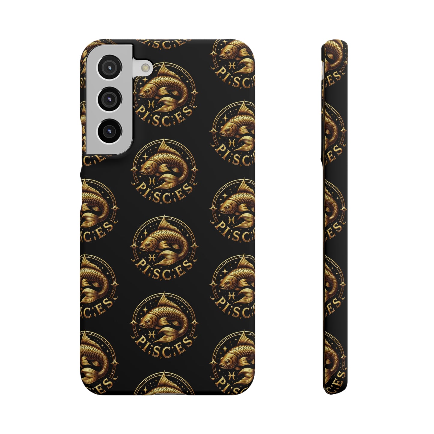 Pisces Patterned Snap Cases