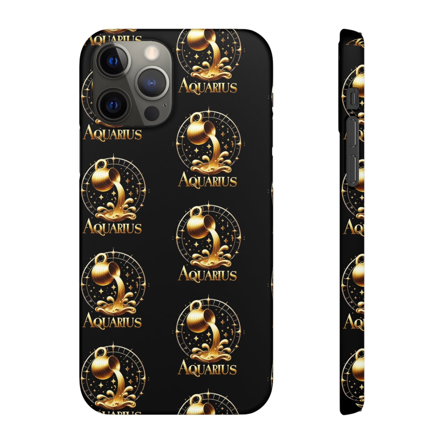 Aquarius Patterned Snap Cases