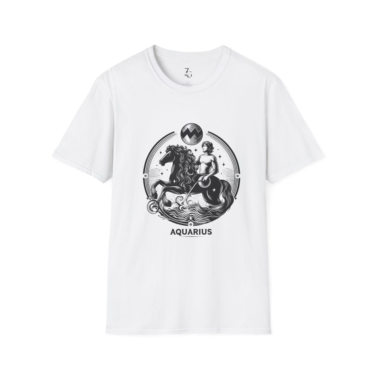 Aquarius Softstyle T-Shirt/Black