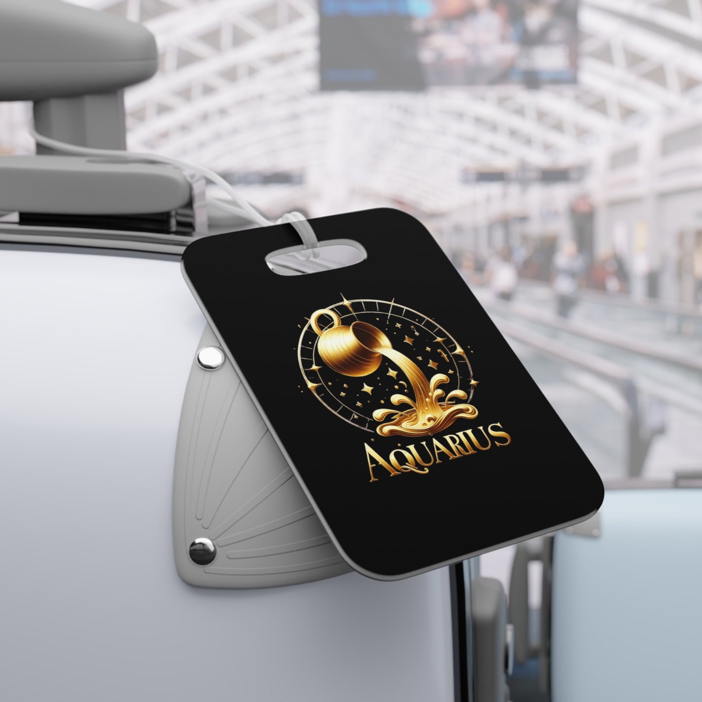 Aquarius Luggage Tags/Gold