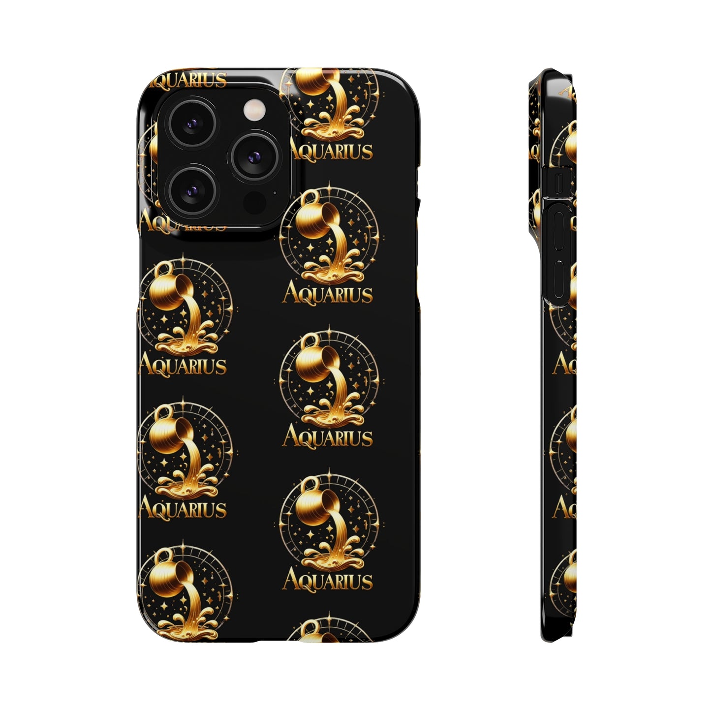 Aquarius Patterned Snap Cases