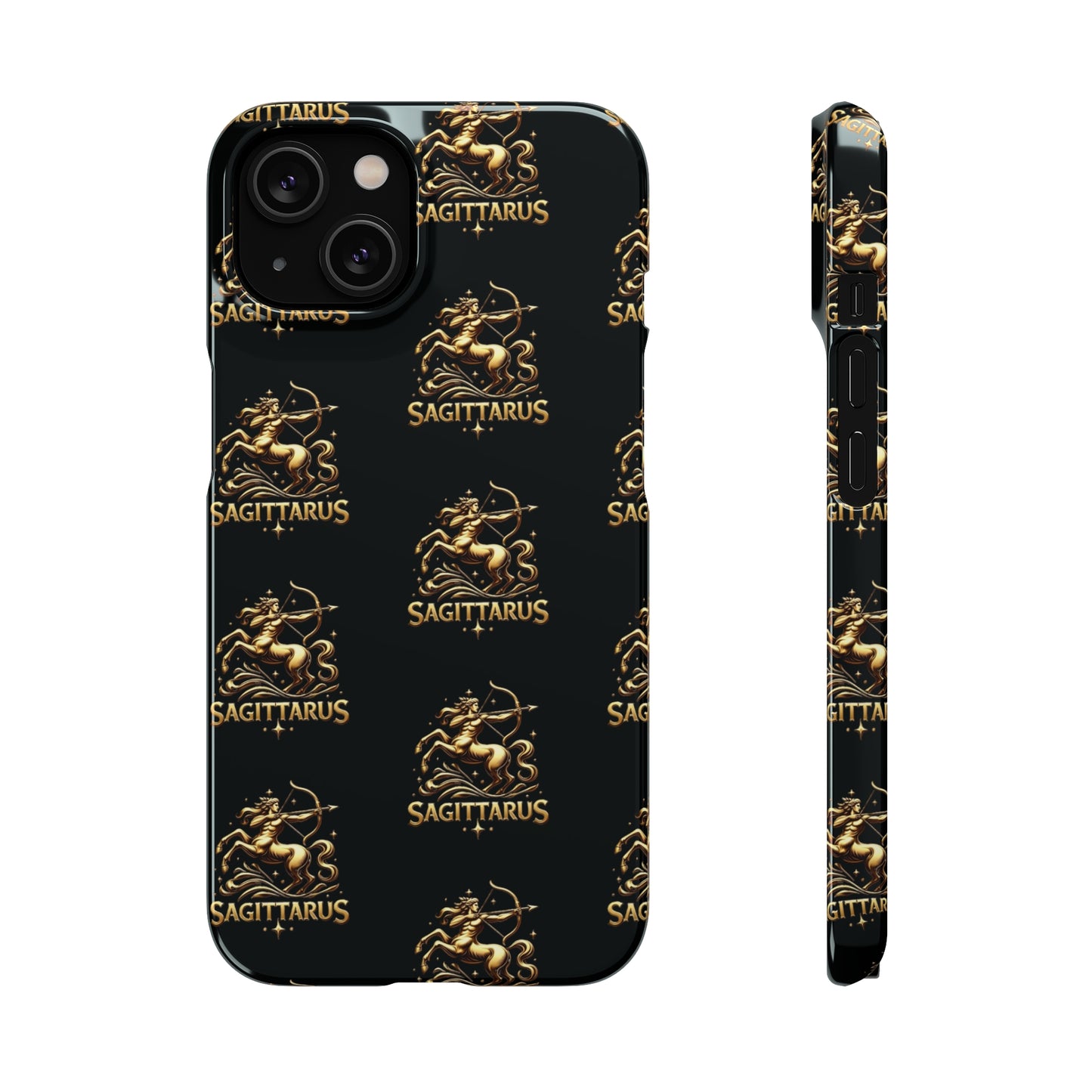 Sagittarius Patterned Snap Cases