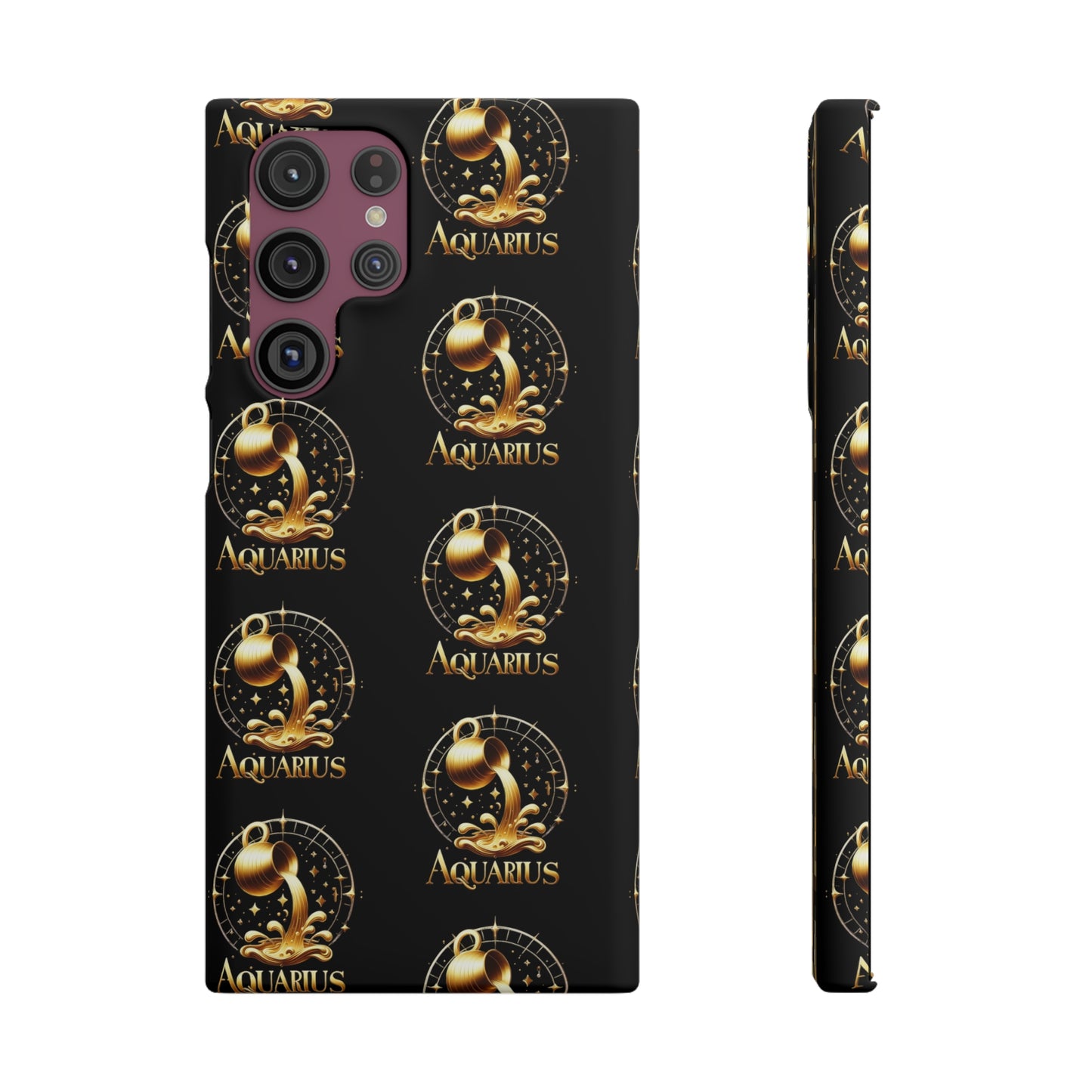 Aquarius Patterned Snap Cases