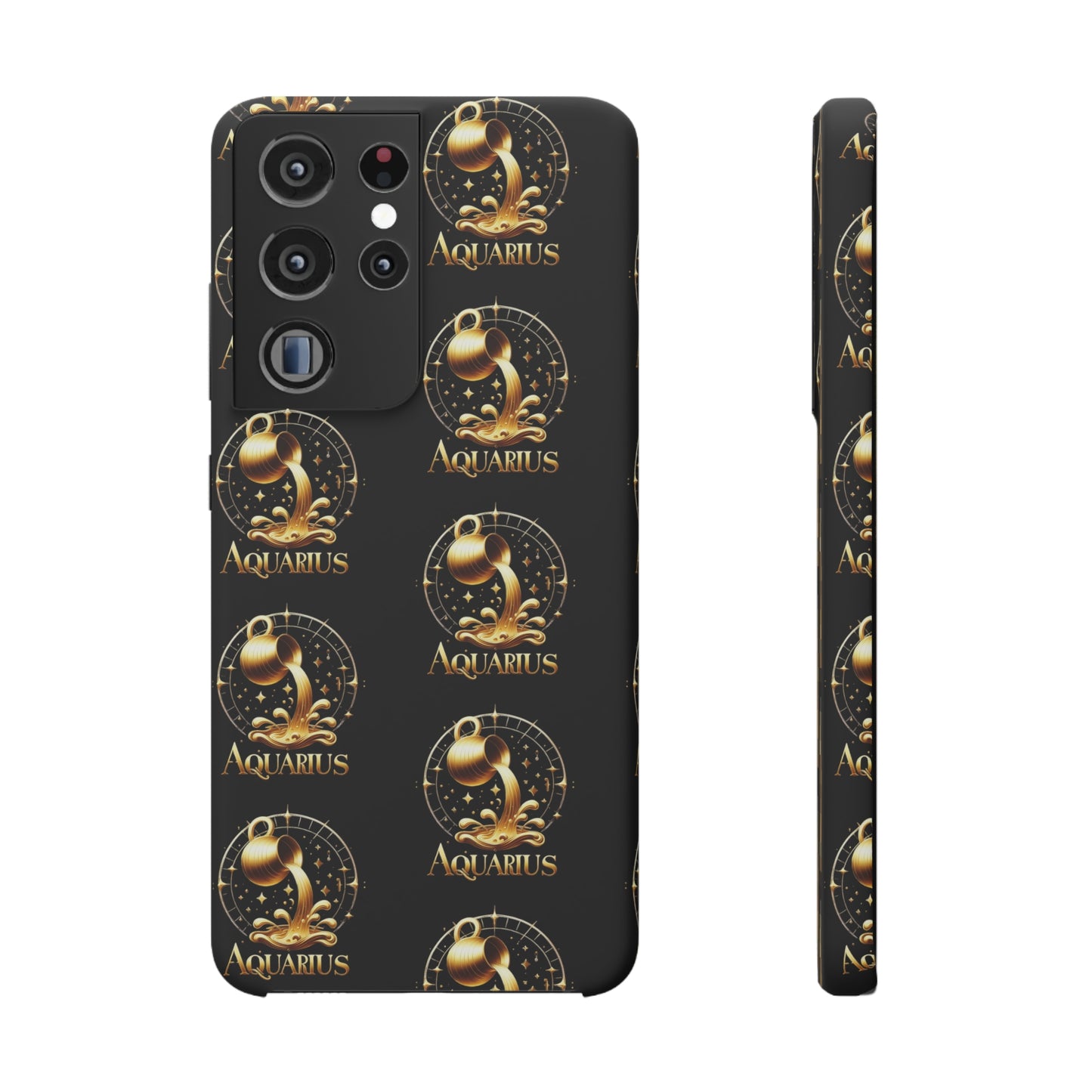 Aquarius Patterned Snap Cases