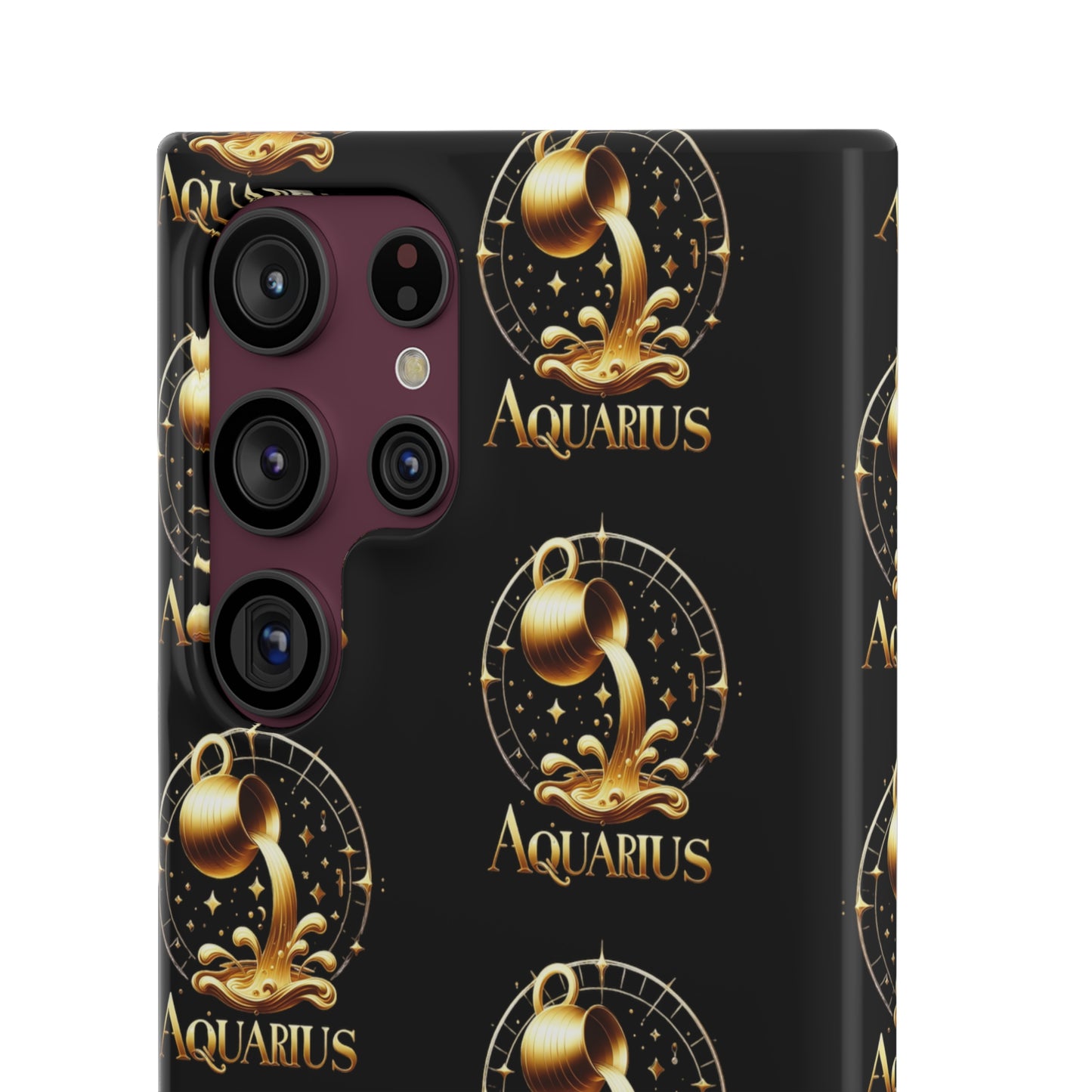 Aquarius Patterned Snap Cases