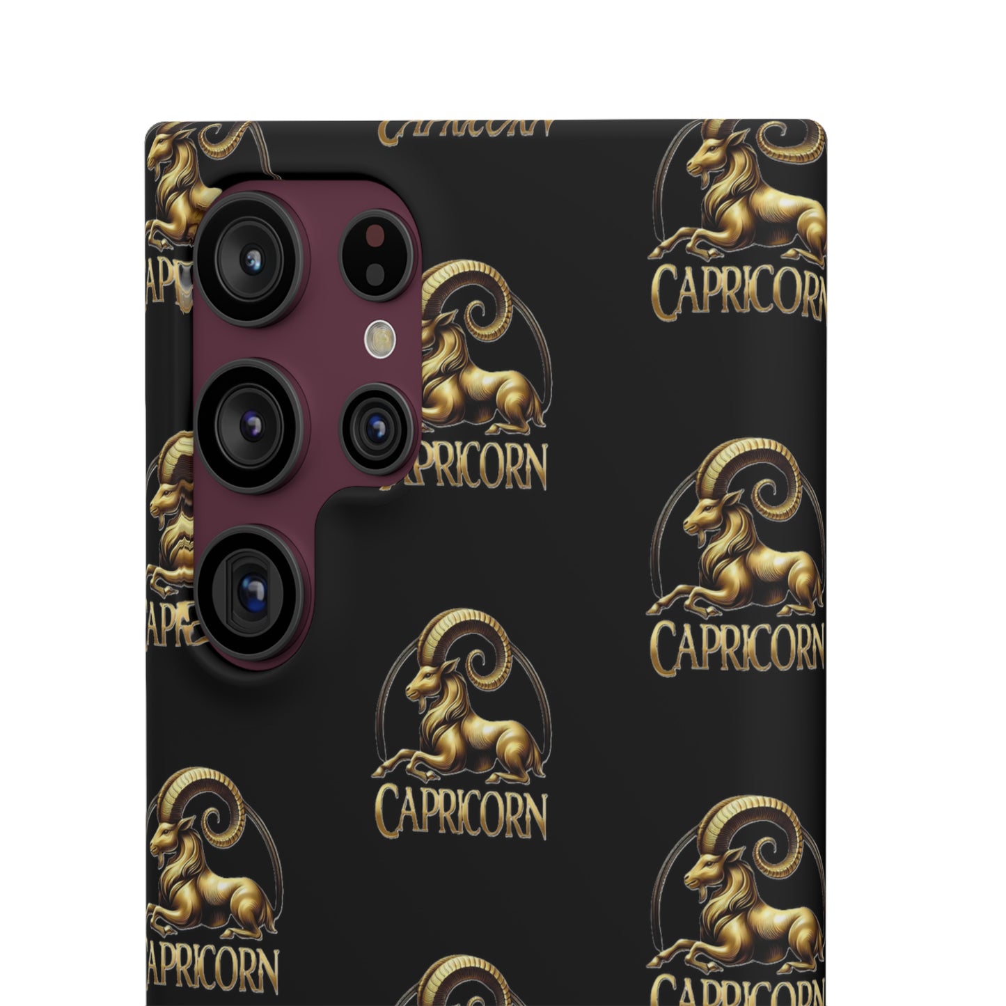 Capricorn Patterned Snap Cases