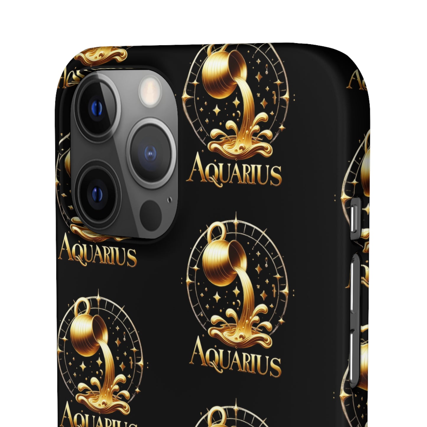 Aquarius Patterned Snap Cases