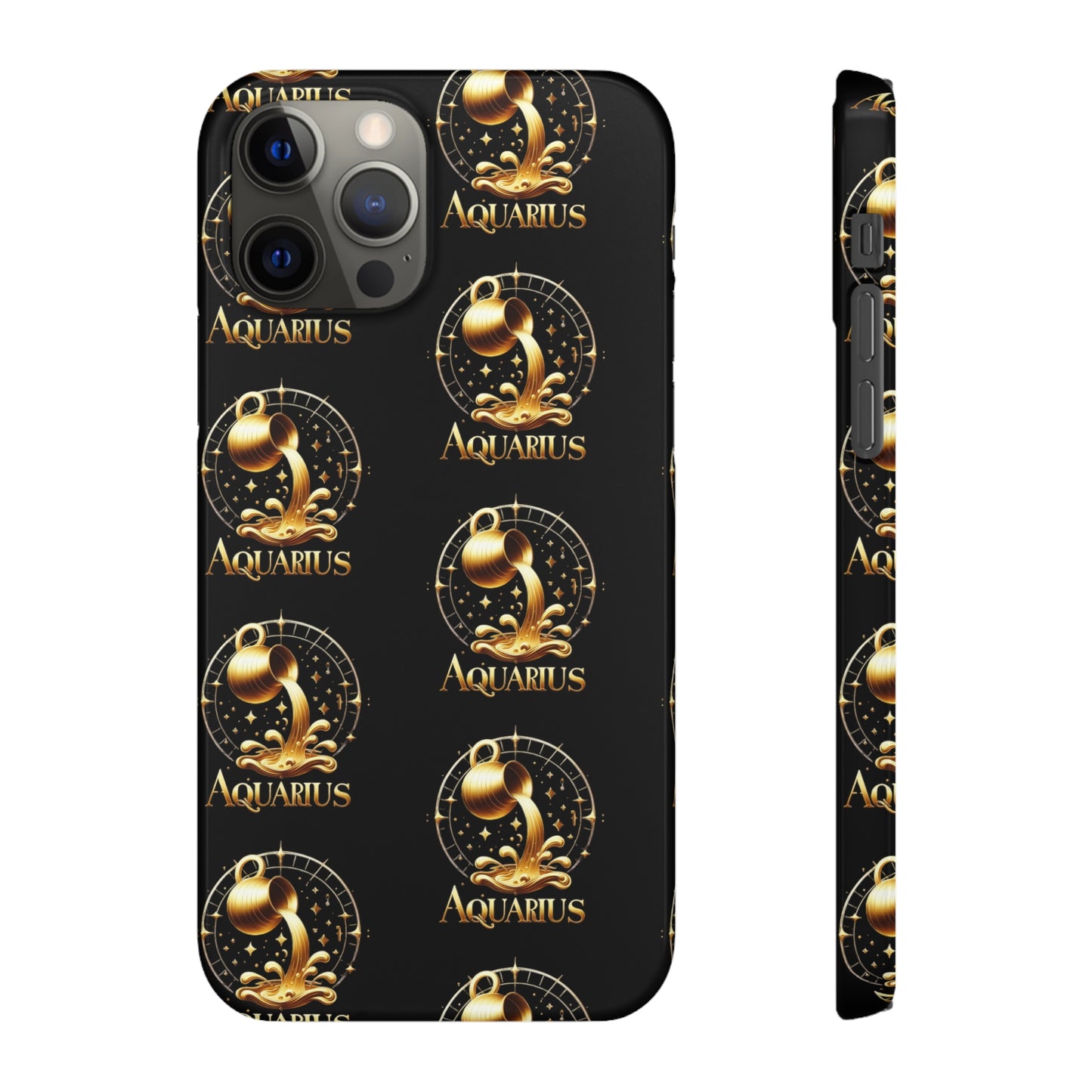 Aquarius Patterned Snap Cases