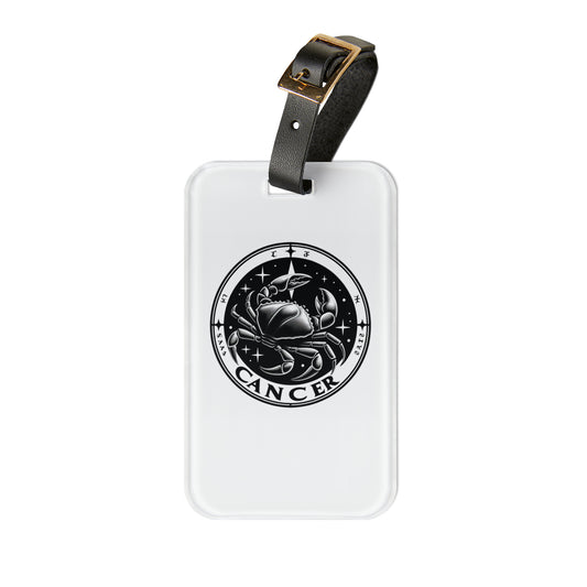 Cancer Luggage Tag/Black