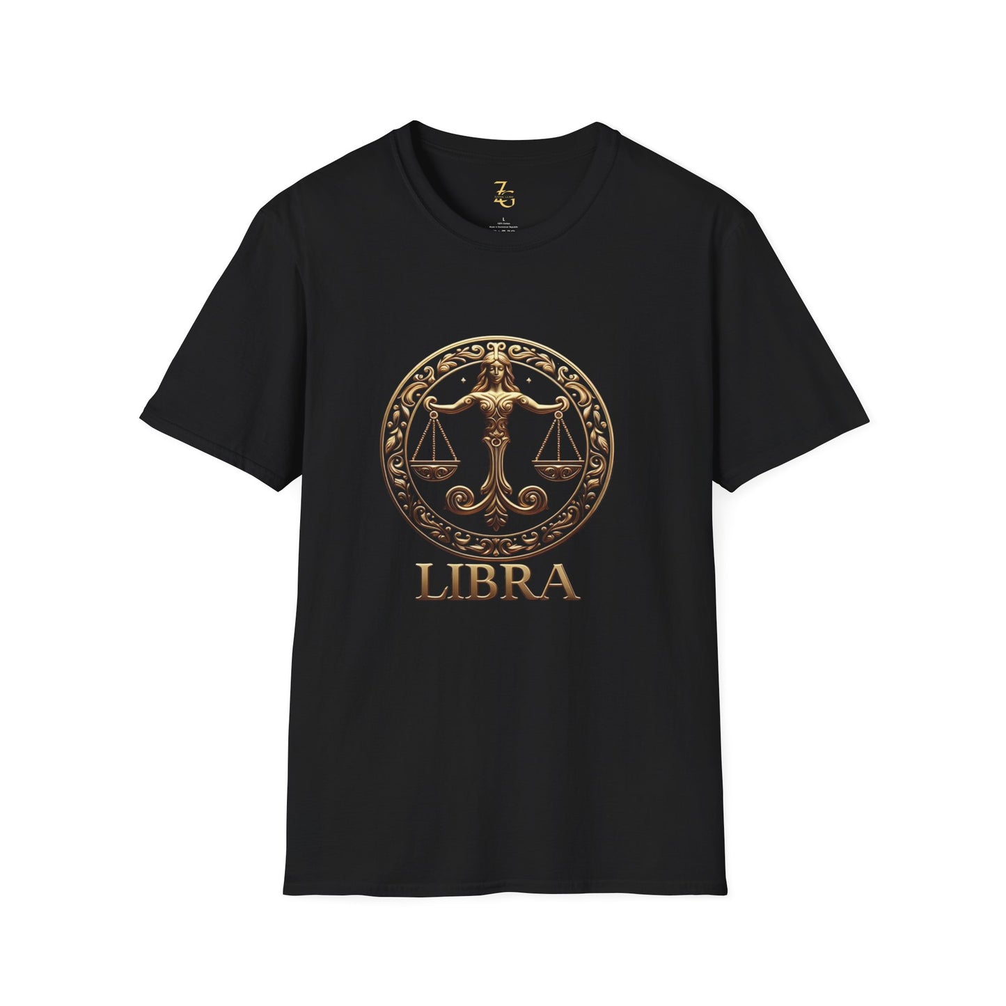 Libra Softstyle T-Shirt/Gold