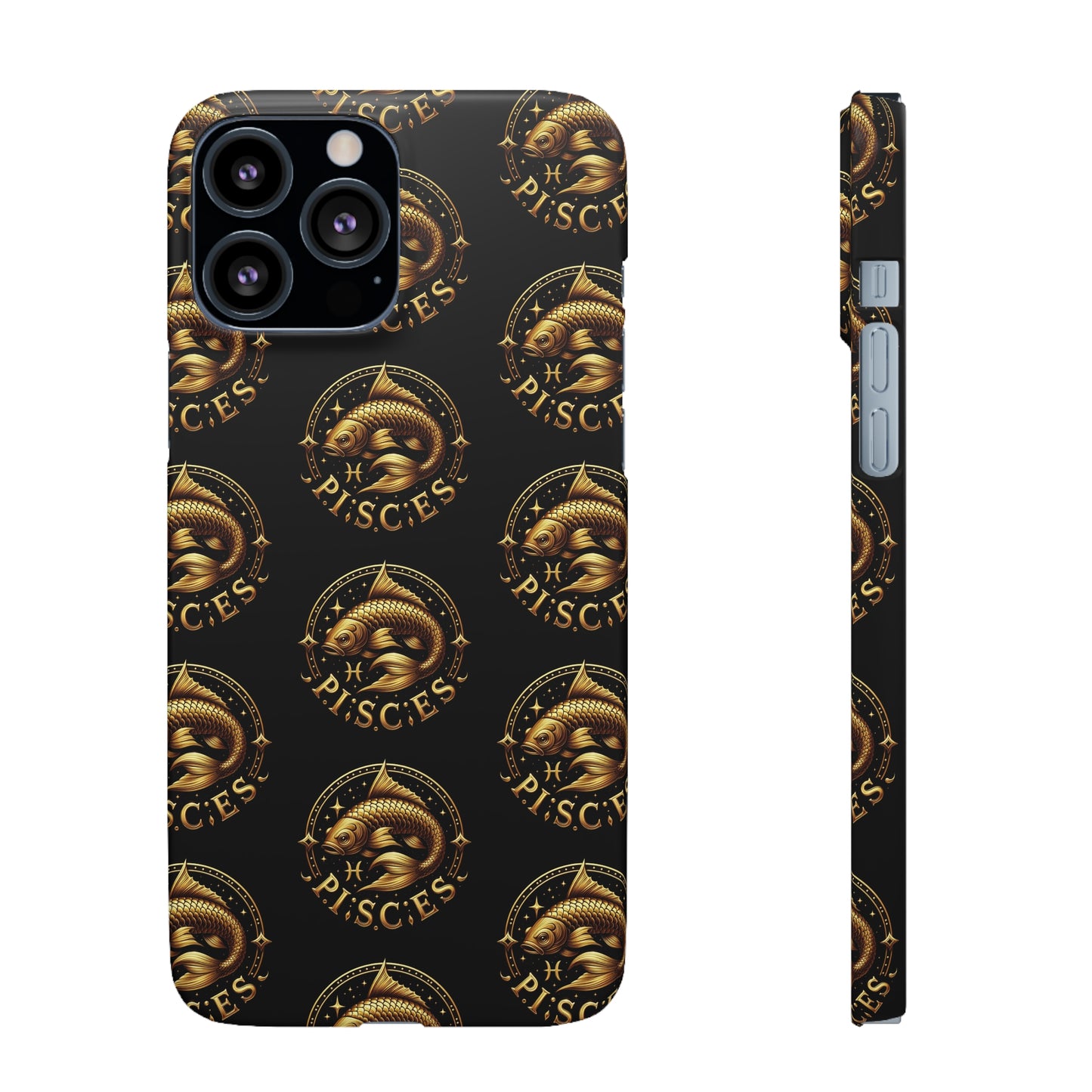 Pisces Patterned Snap Cases