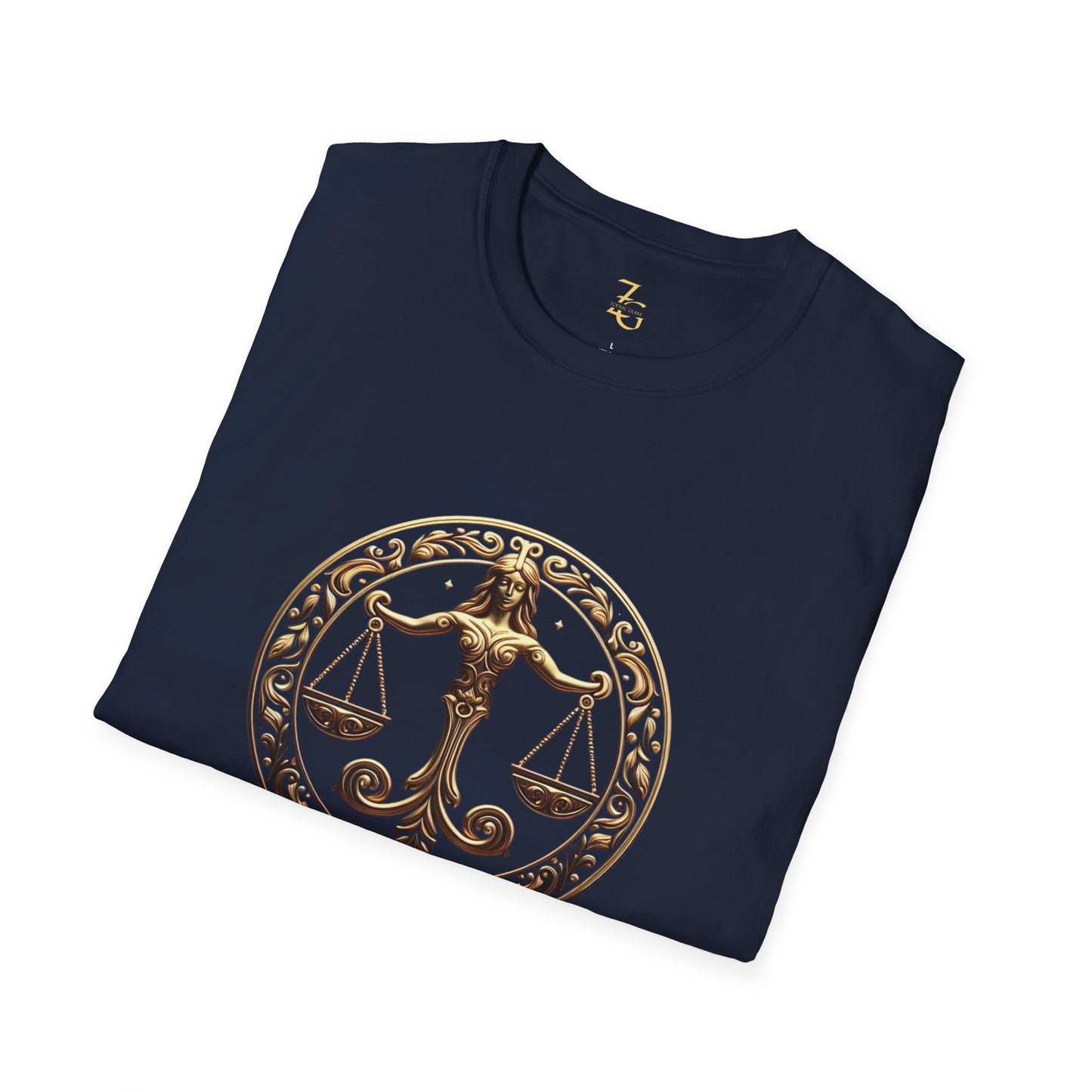 Libra Softstyle T-Shirt/Gold