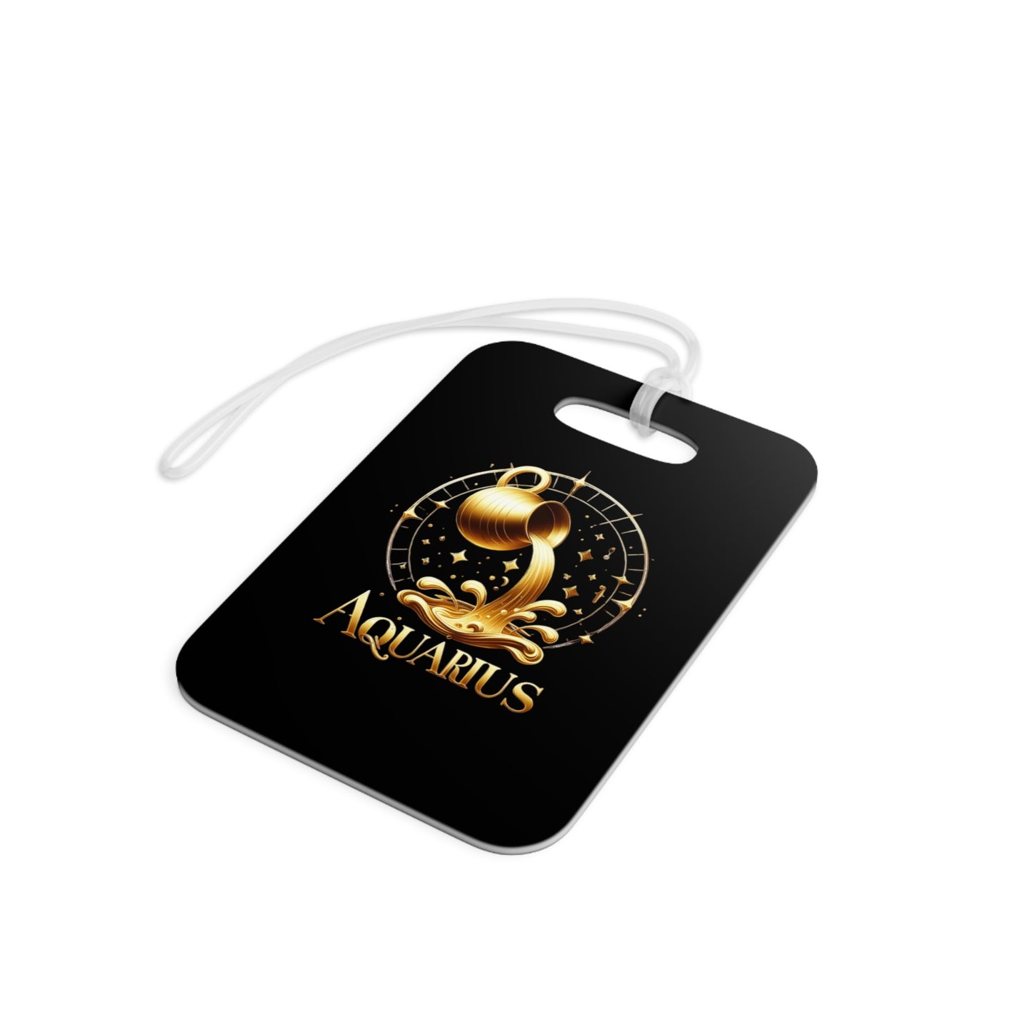 Aquarius Luggage Tags/Gold