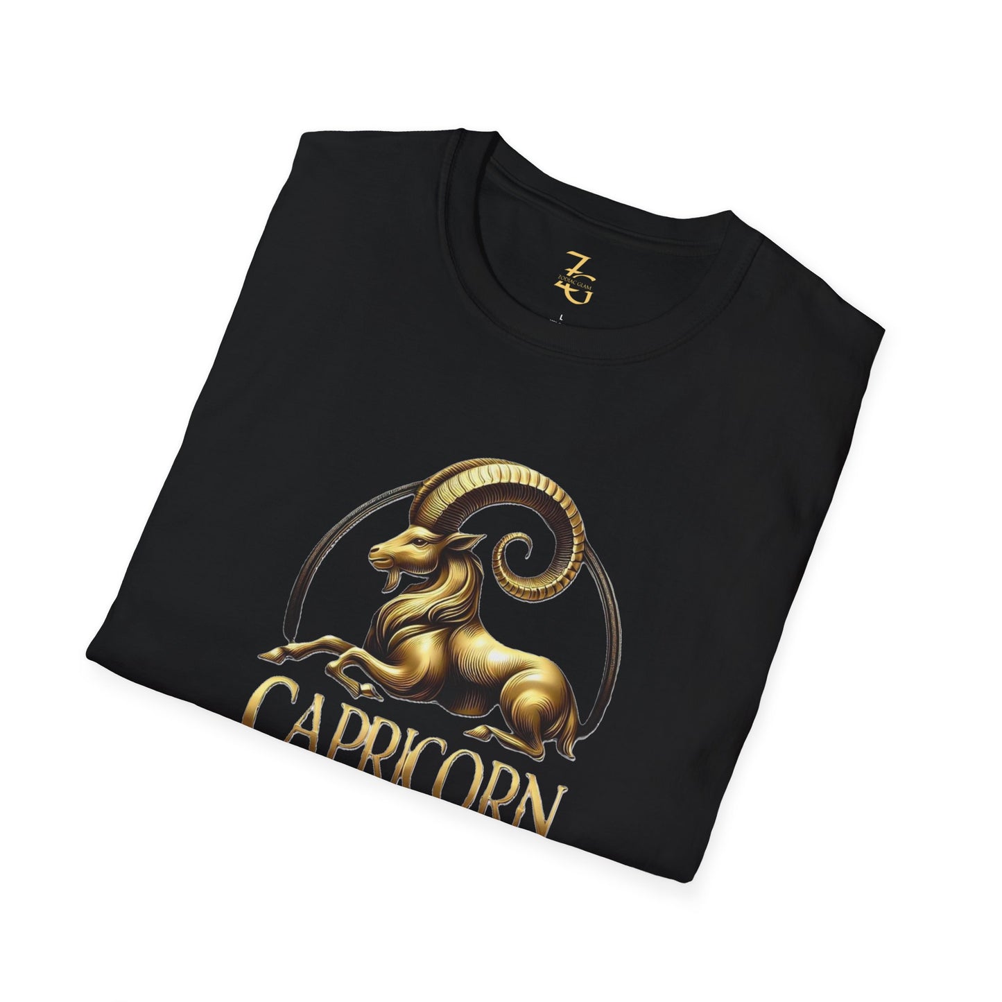 Capricorn Softstyle T-Shirt/Gold