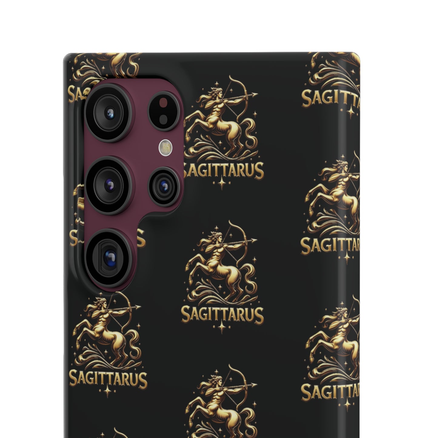 Sagittarius Patterned Snap Cases