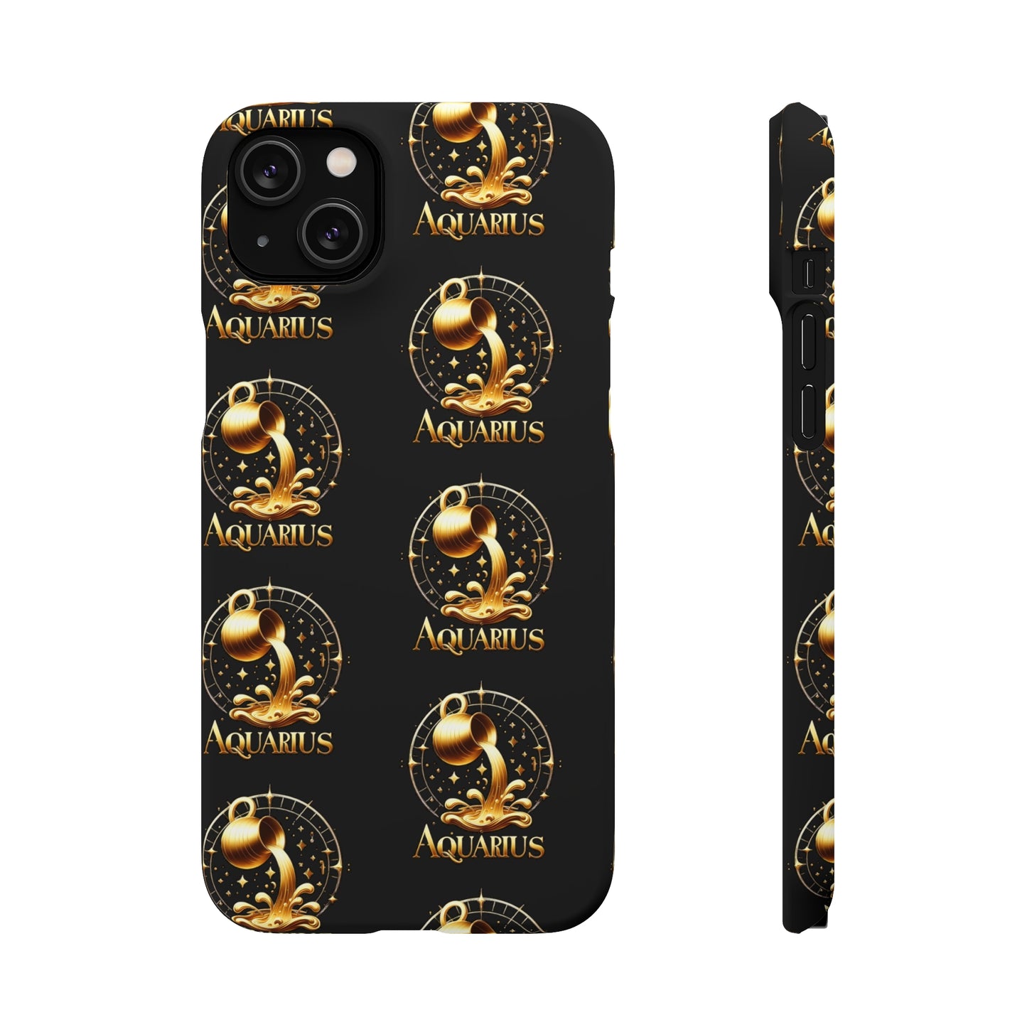 Aquarius Patterned Snap Cases