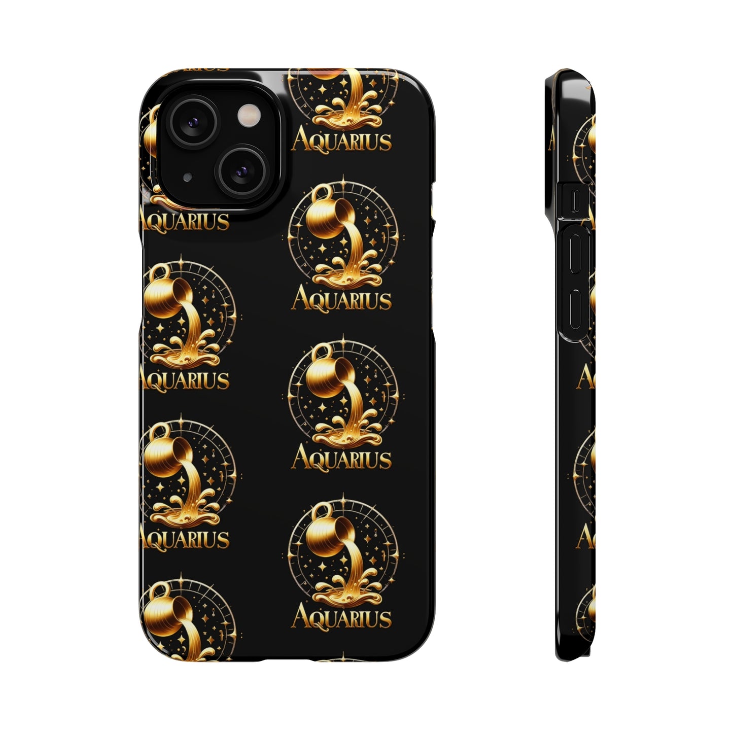 Aquarius Patterned Snap Cases