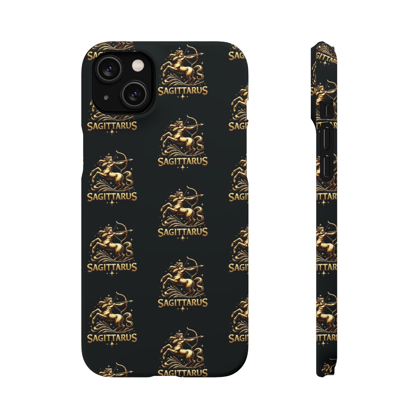 Sagittarius Patterned Snap Cases