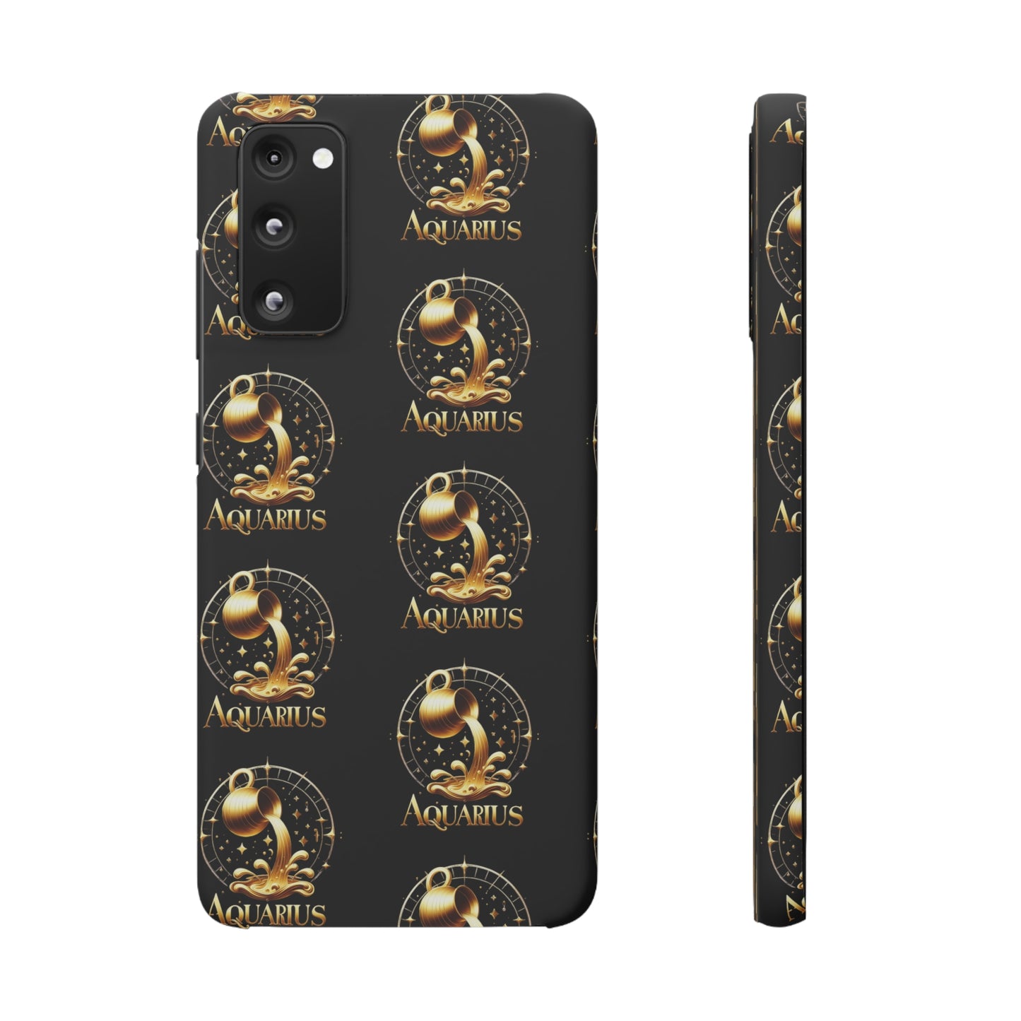 Aquarius Patterned Snap Cases