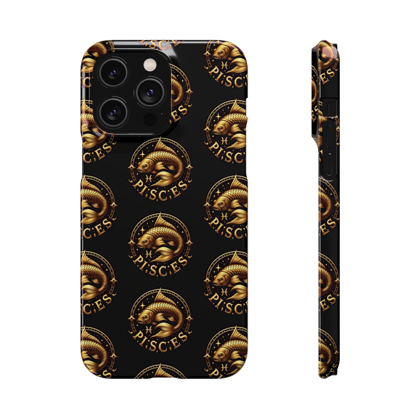 Pisces Patterned Snap Cases