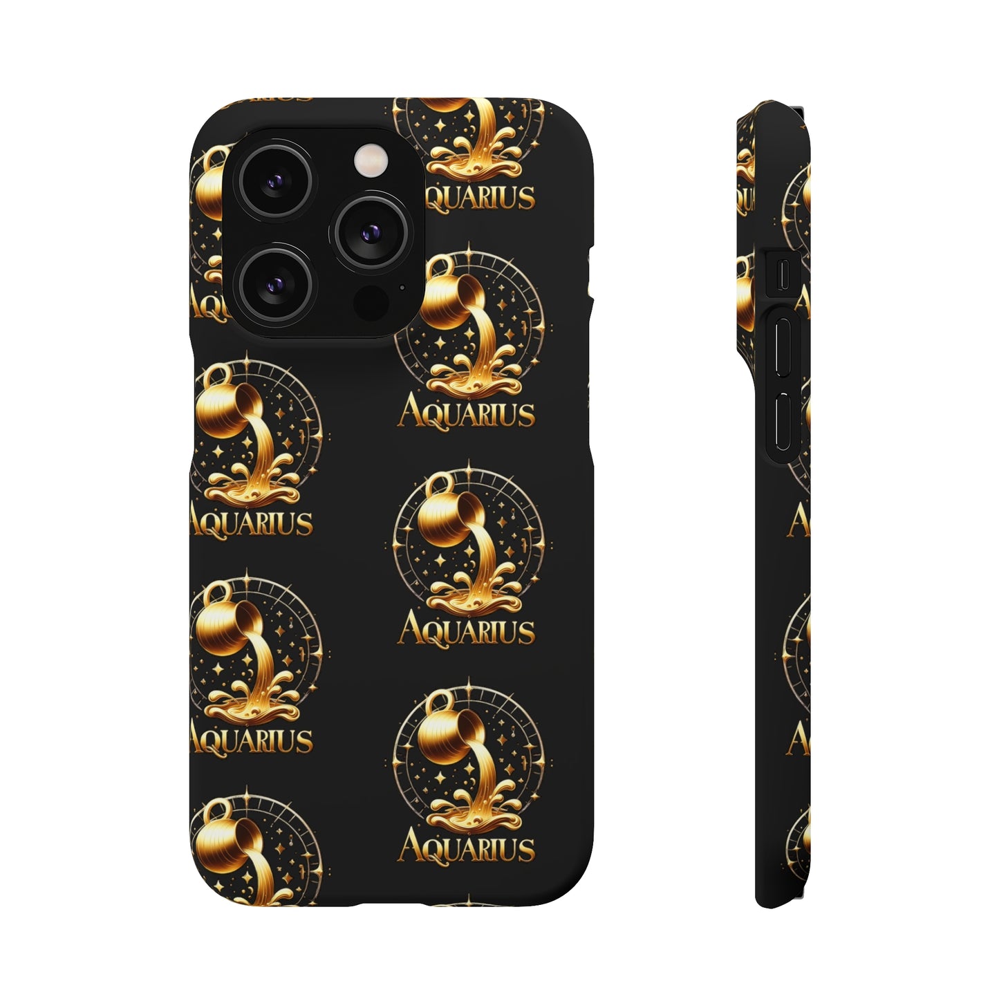 Aquarius Patterned Snap Cases