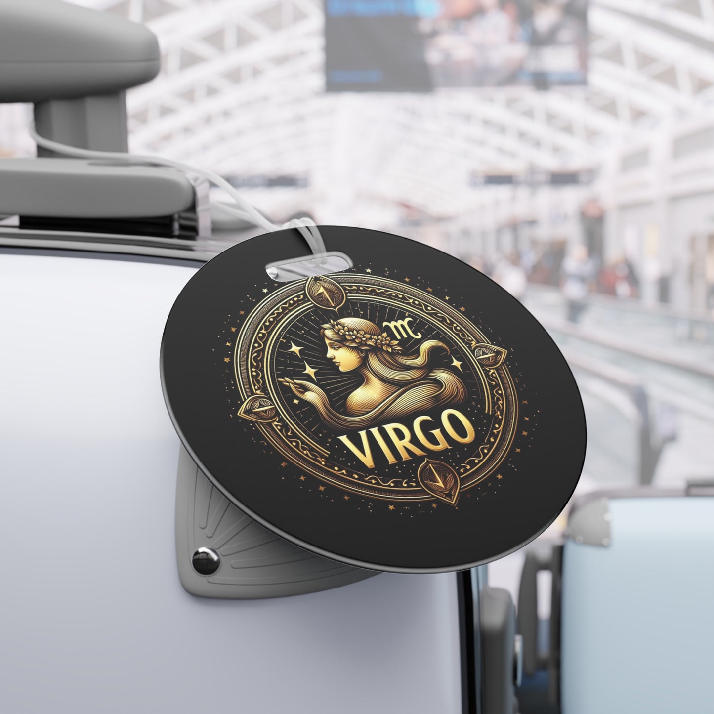 Virgo Luggage Tags/Gold