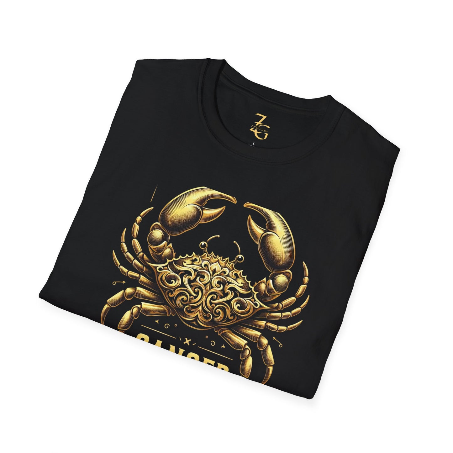 Cancer Softstyle T-Shirt/Gold