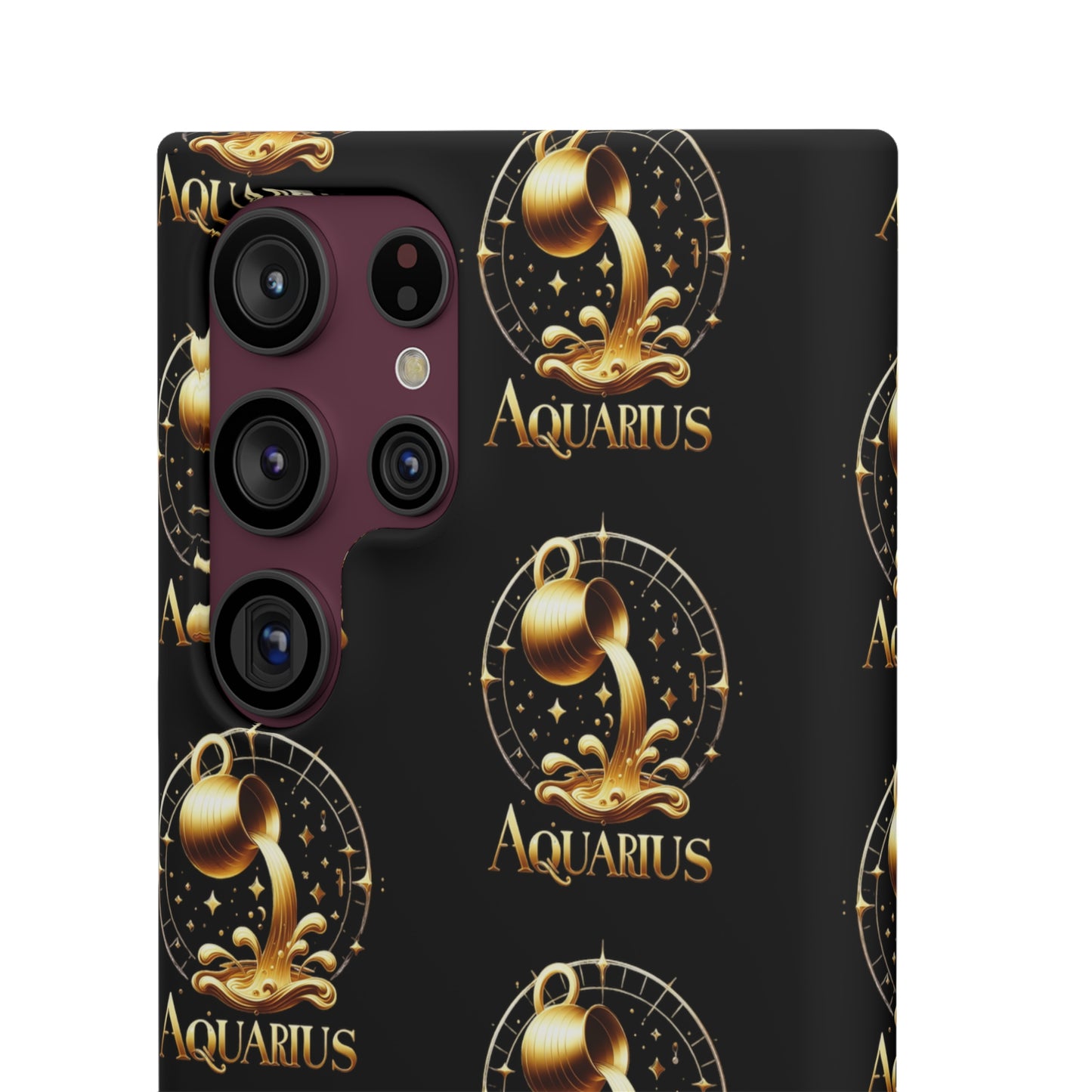 Aquarius Patterned Snap Cases