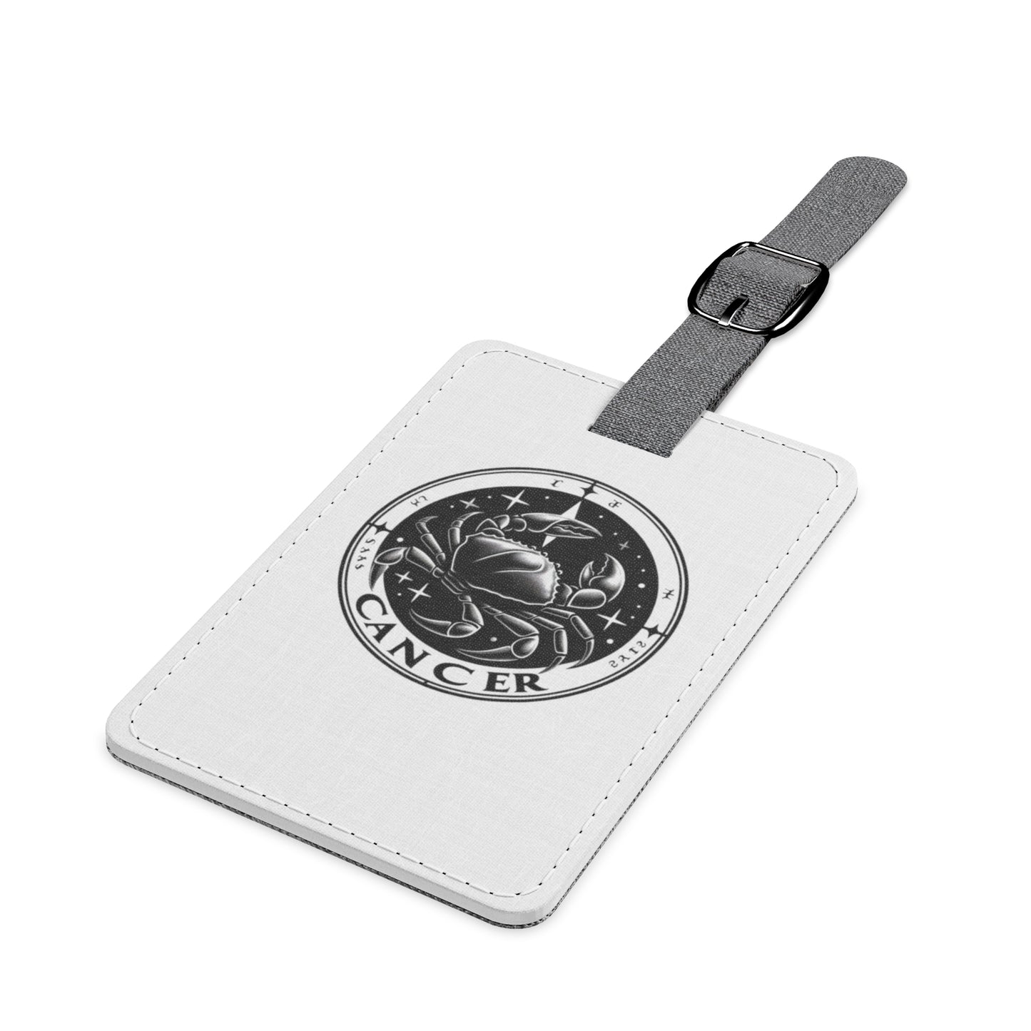 Cancer Saffiano Luggage Tag