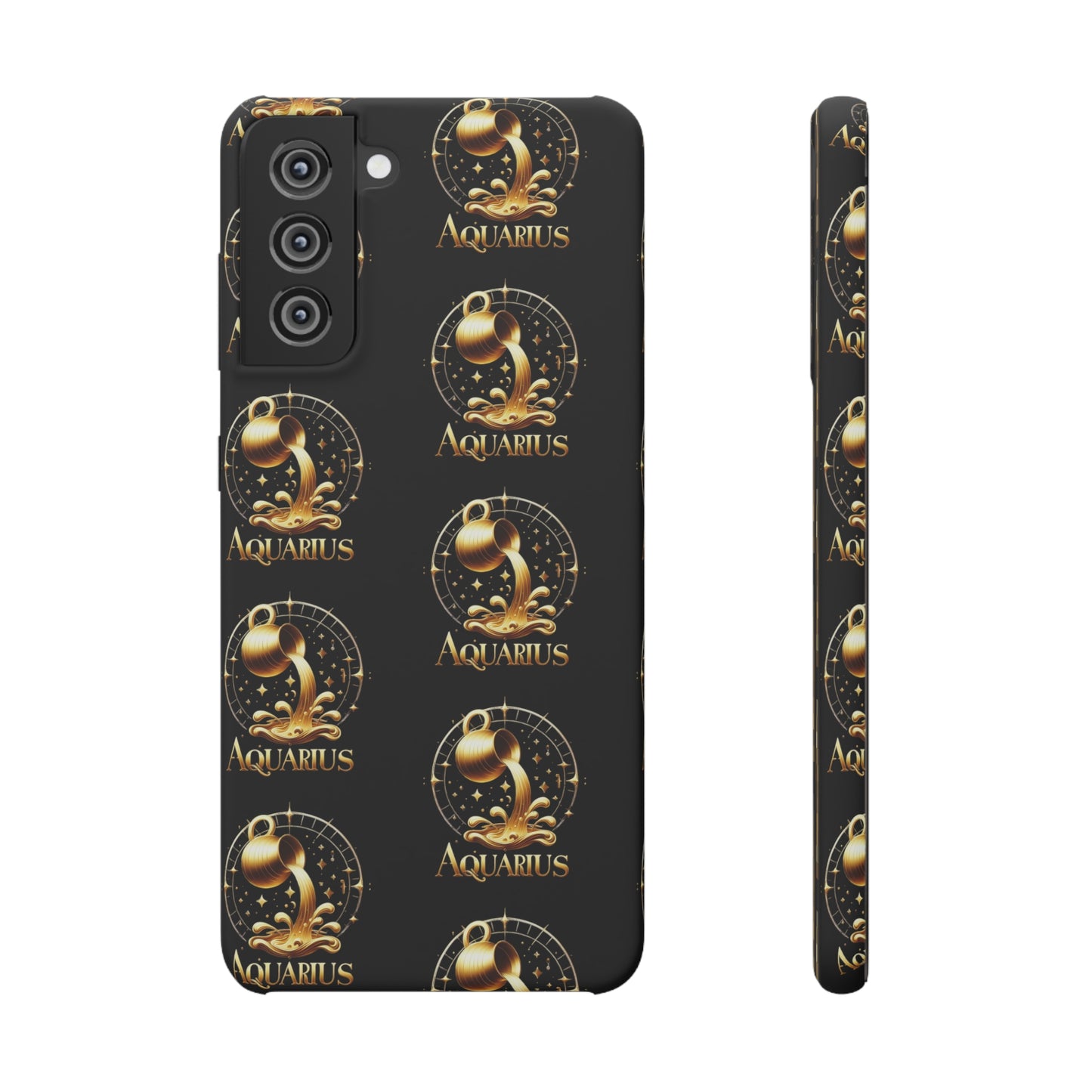 Aquarius Patterned Snap Cases