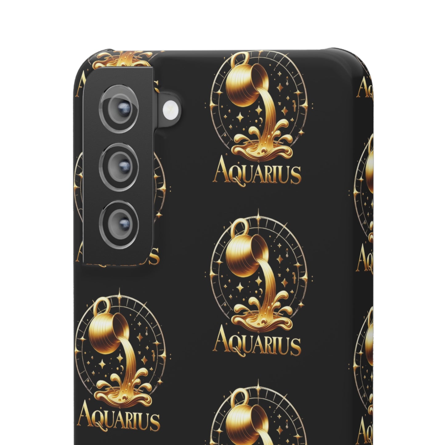 Aquarius Patterned Snap Cases