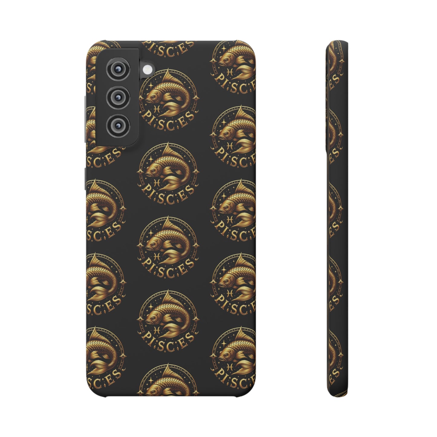 Pisces Patterned Snap Cases