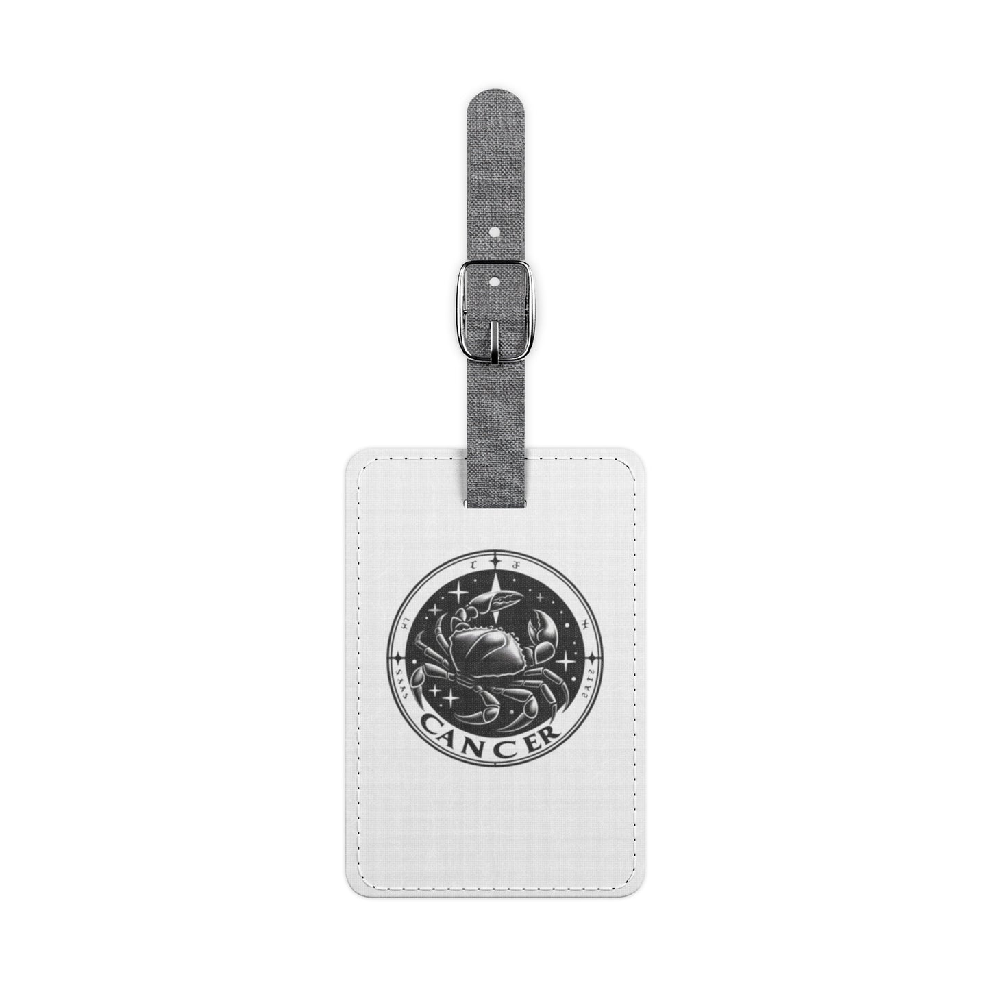 Cancer Saffiano Luggage Tag