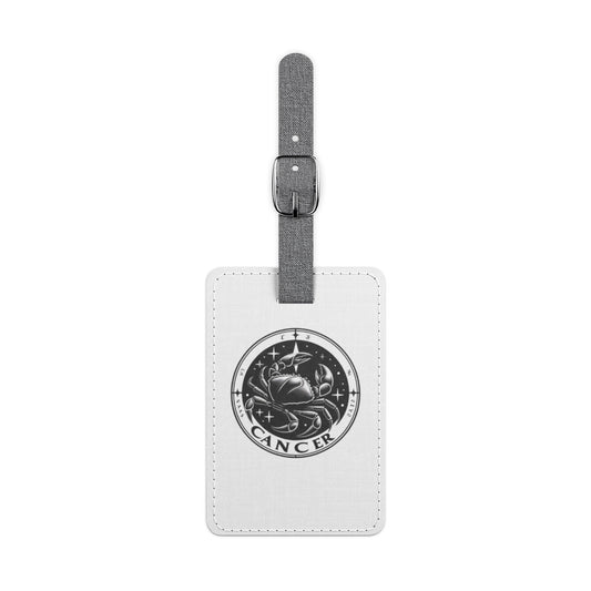 Cancer Saffiano Luggage Tag