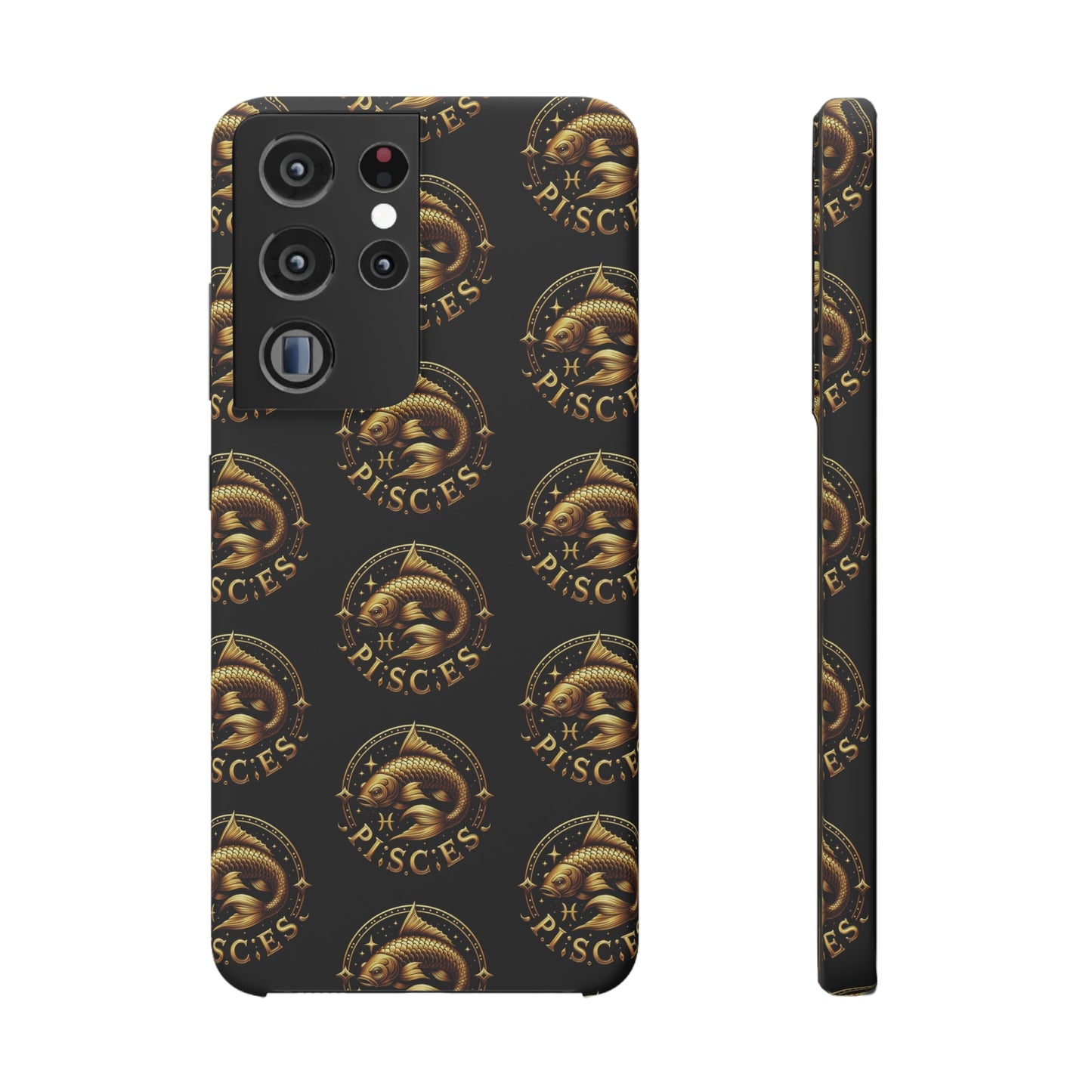 Pisces Patterned Snap Cases