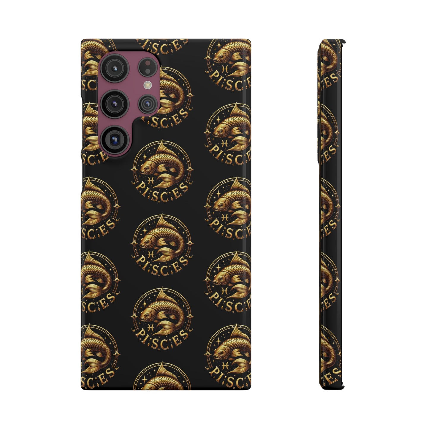 Pisces Patterned Snap Cases