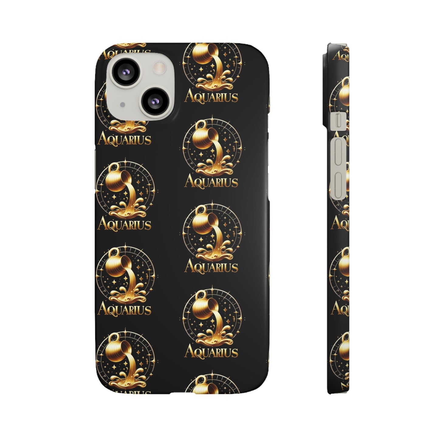 Aquarius Patterned Snap Cases