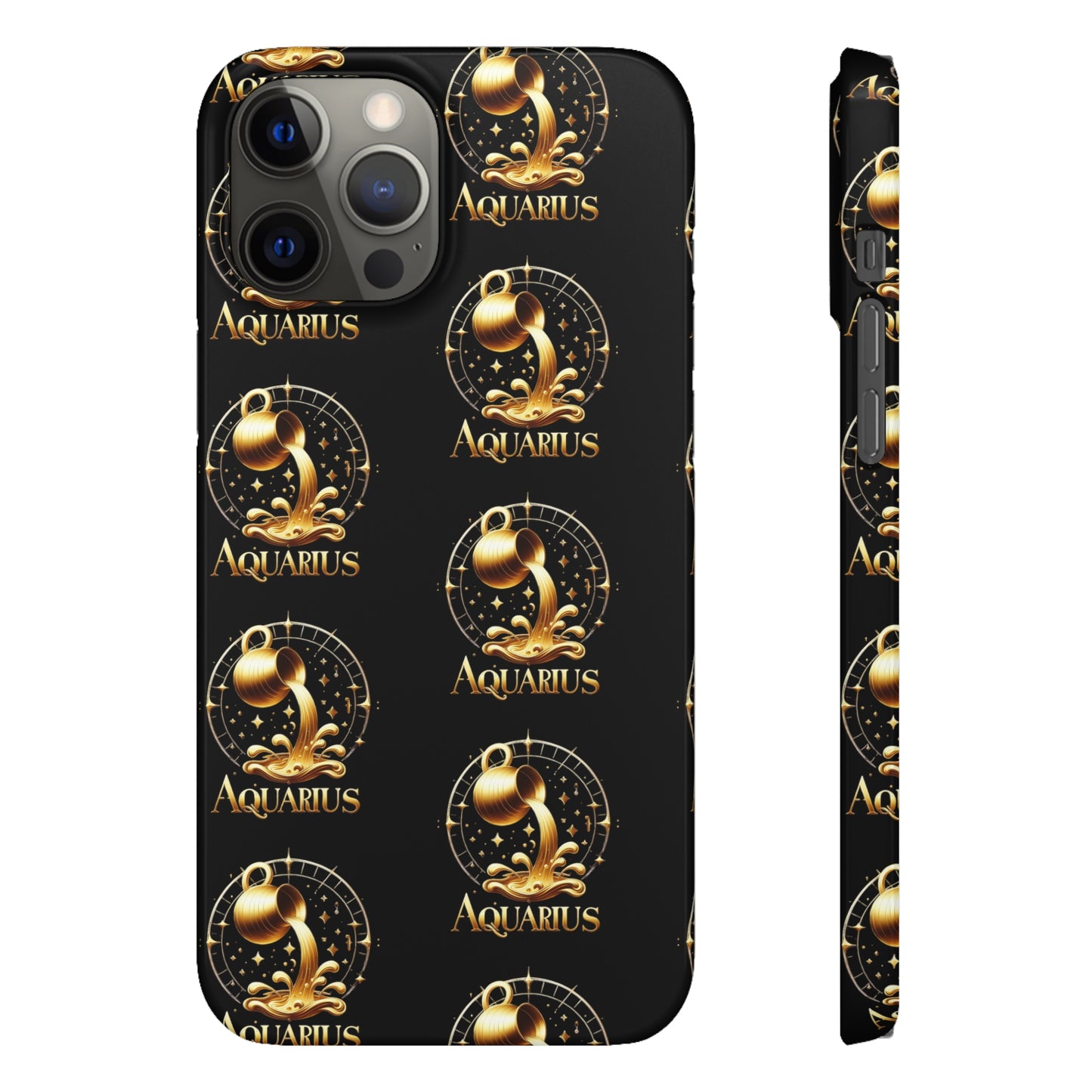 Aquarius Patterned Snap Cases