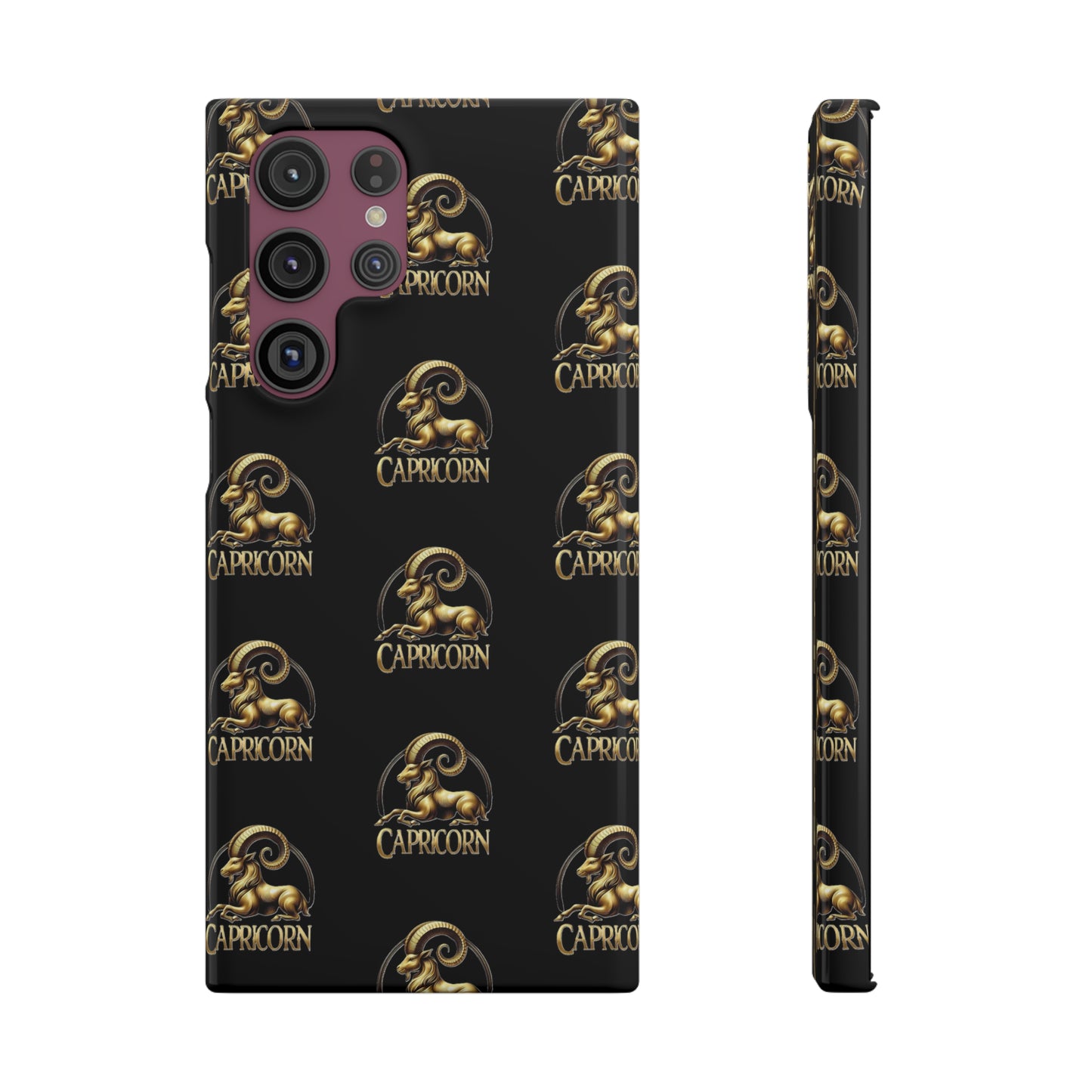 Capricorn Patterned Snap Cases